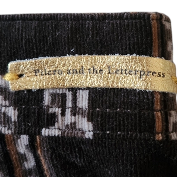 ANTHROPOLOGIE PILCRO SERIF PRINTED CORDUROY PANTS WOMEN'S SIZE 30 - Picture 5 of 9